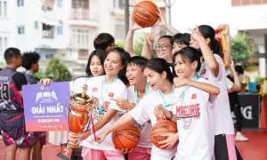8 đội bóng rổ nữ tranh tài tại giải giao hữu học sinh hai miền 8 đội bóng rổ nữ tranh tài tại giải giao hữu học sinh hai miền